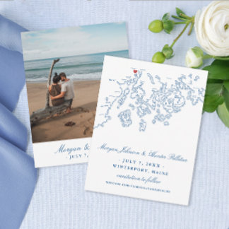 Reserve A Data Marinho de Mapa do Winterport Maine Azul