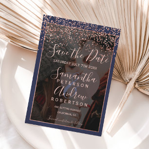 Reserve A Data marinho rosa azul salve a data foto casamento