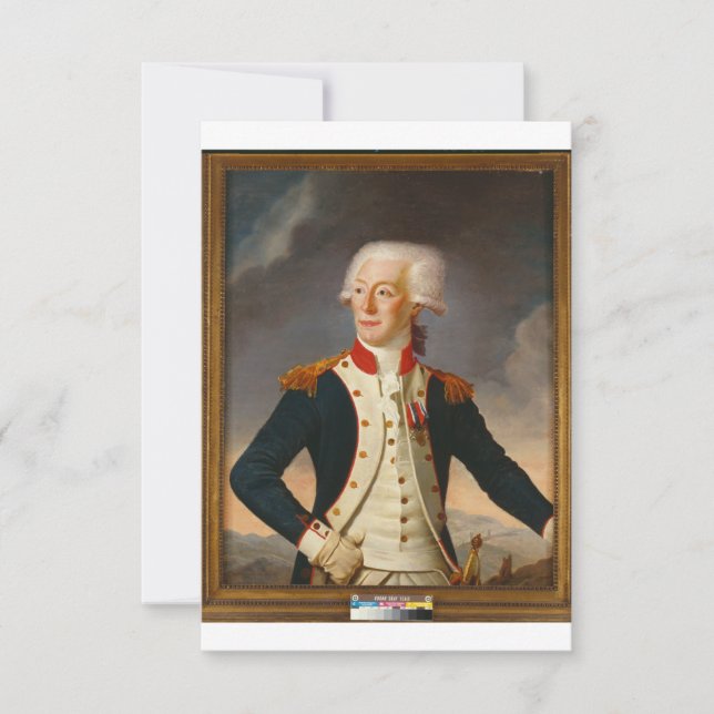 Reserve A Data Marquis De Lafayette Portrait (Frente)