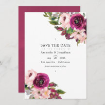 Marsala e Blush Floral Wedding Foto