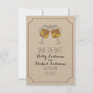 Reserve A Data Mason Jars Of Sweet Tea Wedding Save The Date