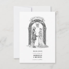 Reserve A Data Medieval Gothic Knight Bride Groom Arch