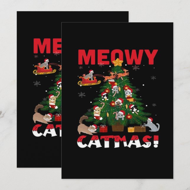 Reserve A Data Meowy Chirstmas (Frente/Verso)