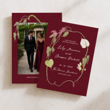 Merlot & Moss Casamento Caprichoso Salve a Data