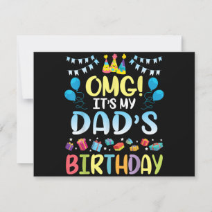 Reserve A Data Meu Pai de aniversário está feliz comigo, seu pai