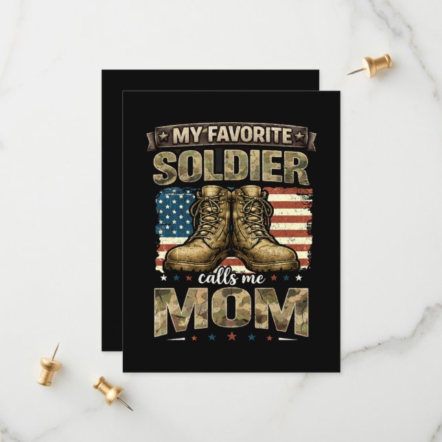 Reserve A Data Meu soldado favorito me chama de mãe (Frente/Verso In Situ)