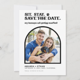 Reserve A Data Meus Humanos Estão Casando Com Casamento De Cachor