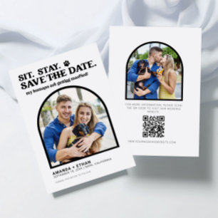 Reserve A Data Meus Humanos Estão Casando Com Casamento De Cachor