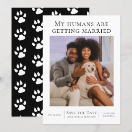 Reserve A Data Meus Humanos Estão Se Casando Personalizados
