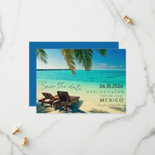 Reserve A Data México Destino Praia Casamento Salvar a Data