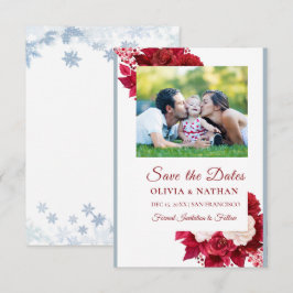 Reserve A Data Minimal Elegant Text & Photo Design / Wedding 