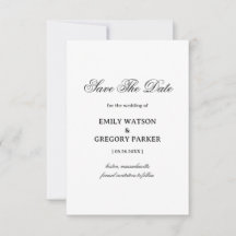 Minimalist Elegant Wedding Design