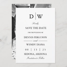 Reserve A Data Minimalist Monogram Photo