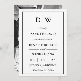 Reserve A Data Minimalist Monogram Photo