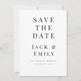 Reserve A Data Minimalist Save the Date Template | Elegant Editab