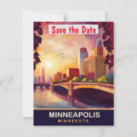 Minneapolis, Ponte sobre a Água, Cartão-postal Via