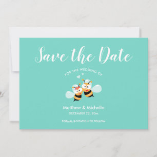Reserve A Data Mint Whimsical To Be Honey Bee Casal Cute Wedding