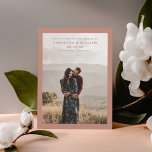 Reserve A Data Mistura minimalista e elegante moderna foto<br><div class="desc">Anuncie seu dia especial com elegância e simplicidade com este cartão minimalista de Save The Date com uma das suas fotos de noivado favoritas. Misture e combine com peças coordenadas para um conjunto de convites coeso. Crie memórias atemporais com este design versátil. Encomende agora para um toque sofisticado para os...</div>