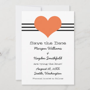Reserve A Data Mod Heart Salve a data Invite, Orange