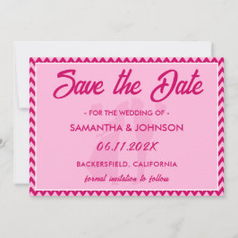 Reserve A Data Modern Blush Pink Chevron Stripe QR Code