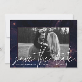 Reserve A Data Modern Boho Floral Fantasy Dark Queda Roxo