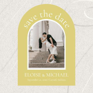 Reserve A Data Modern Chartreuse Wedding Arch Photo