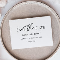 Modern Classic Wedding Flat Salvar Data