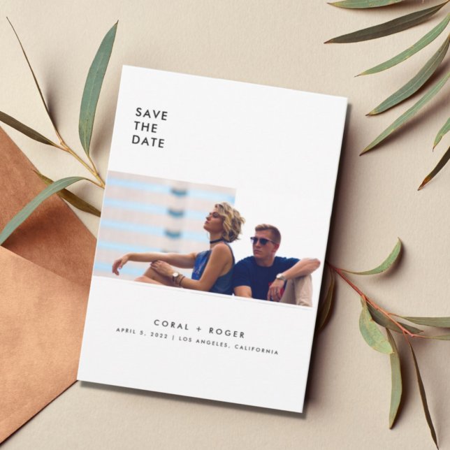 Reserve A Data Modern Clean City Wedding Salvar a Data (Criador carregado)