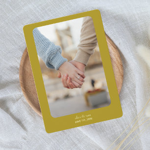 Reserve A Data Modern Wedding SALVAR A DATA Amarelo escuro