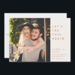 Reserve A Data Moderno Alterar a Data<br><div class="desc">Uma simples mudança de data/salvamento do cartão de data apresenta design de tipografia moderna e é perfeita para seu casamento adiado.</div>