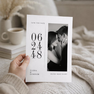 Reserve A Data Moderno Foto Editorial de Data Vertical Casamento