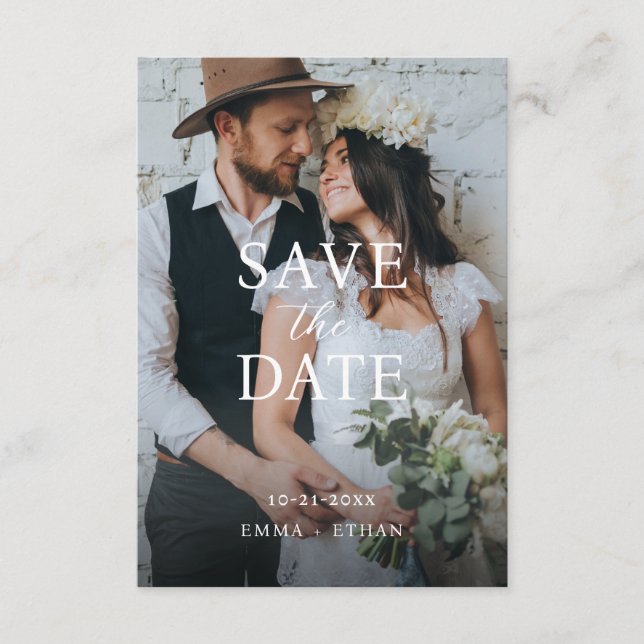 Reserve A Data Moderno Minimalista Cinza Oliva (Frente)