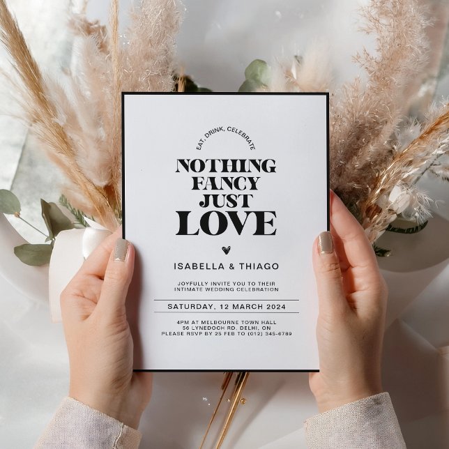 Reserve A Data Moderno monocromático Preto Nada de Fancy Apenas A (Criador carregado)