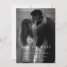 Reserve A Data Moderno Save the Date de Casamento Minimalista com