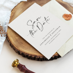 Reserve A Data Moderno script mínimo foto simples casamento