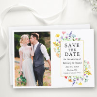 Moldes de Flores Selvagens de Aquarelas Foto Doura