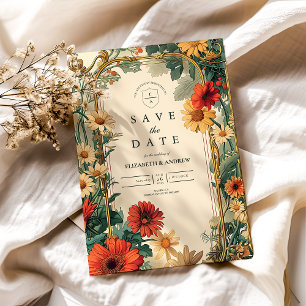 Reserve A Data Moldura de Noiva Art Nouveau Daisy