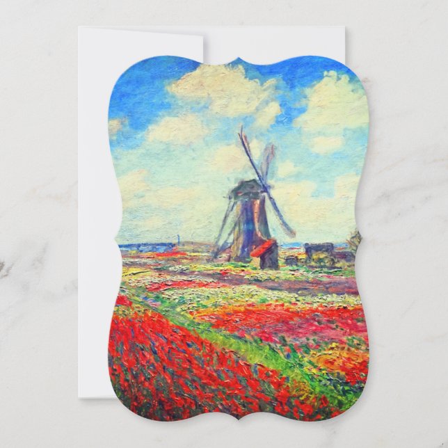 Reserve A Data Monet Tulips Windmill (Frente)