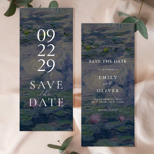 Reserve A Data Monet Water Lily Casamento Salva Data