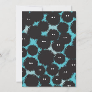 Reserve A Data Monstros engraçados e pretos