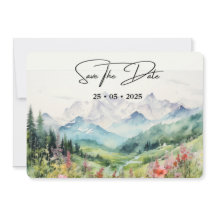 Montanha Floral Simples Horizontal