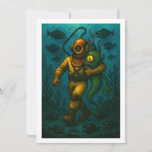 Reserve A Data Montauk Salvage Co. Diver com o amigo Vazio 5x7