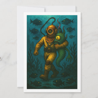 Reserve A Data Montauk Salvage Co. Diver com o amigo Vazio 5x7