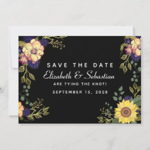 Moody Floral Wedding A Data