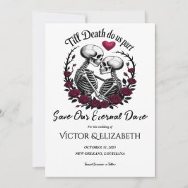 Reserve A Data Morte Gótica Nos Faz Parte Do Casamento De Rosa De