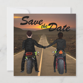 Reserve A Data Motociclos de casal no Sunset Wedding Save T