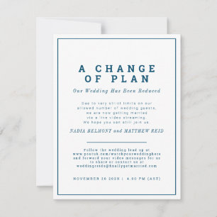 Reserve A Data Mudança de casamento do plano não convidar agora