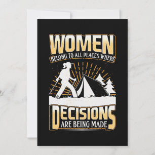 Reserve A Data Mulheres Hiker Pertencem A Todos Os Lugares