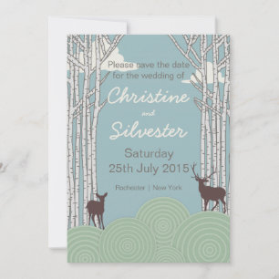 Reserve A Data Na Floresta, guarde a data