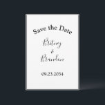 Reserve A Data Na moda de Script Moderno Simples<br><div class="desc">Tão simples e chique "Salve a data"</div>